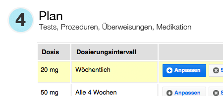 Behandlungsplan